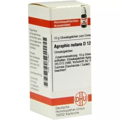 AGRAPHIS NUTANS D 12 globules, 10 g