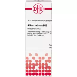 ALLIUM SATIVUM D 12 Dilution, 20 ml