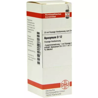 APOCYNUM D 12 Dilution, 20 ml APOCYNUM D 12 Dilution, 20 ml