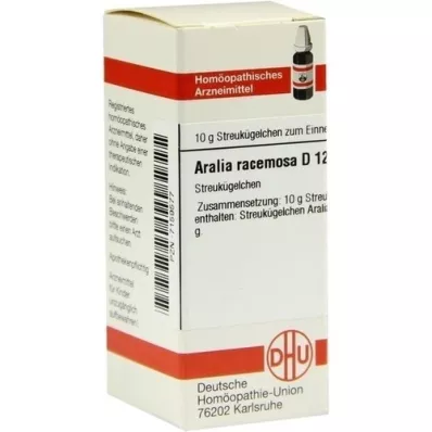 ARALIA RACEMOSA D 12 globules, 10 g