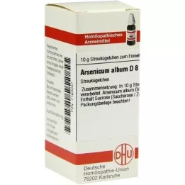 ARSENICUM ALBUM D 8 globules, 10 g