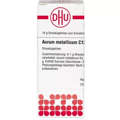 AURUM METALLICUM C 12 globules, 10 g