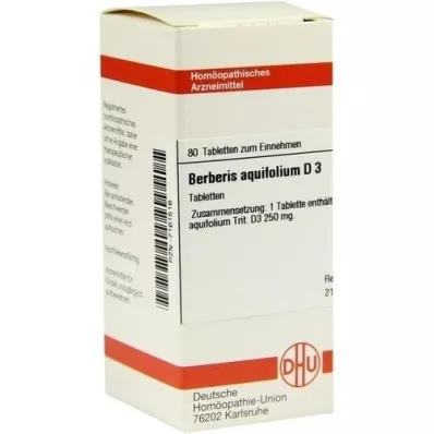 BERBERIS AQUIFOLIUM D 3 tablets, 80 pc