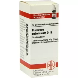 BISMUTUM SUBNITRICUM D 12 globules, 10 g