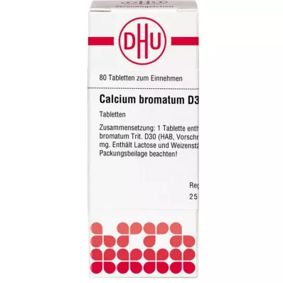 CALCIUM BROMATUM D 30 tablets, 80 pc
