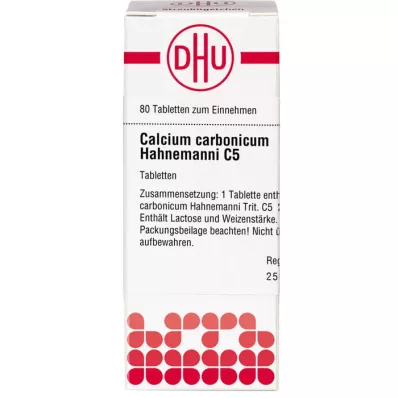 CALCIUM CARBONICUM Hahnemanni C 5 Tablets, 80 pcs