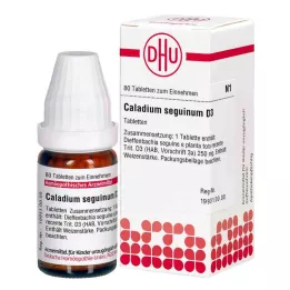Caladium Seguinum D3 tablets (80 pieces)