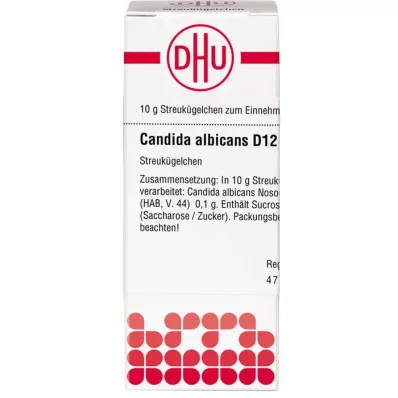 CANDIDA ALBICANS D 12 globules, 10 g