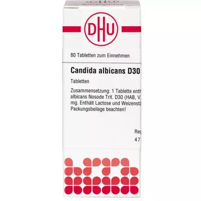 CANDIDA ALBICANS D 30 tablets, 80 pc