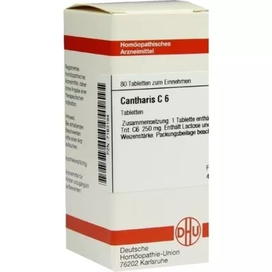CANTHARIS C 6 tablets, 80 pc