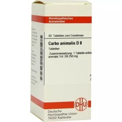 CARBO ANIMALIS D 8 tablets, 80 pc