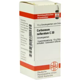 DHU Carboneum sulfuratum C 30 globules, 10 g