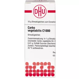 CARBO VEGETABILIS C 1000 globules, 10 g