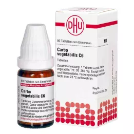 Carbo Vegetabilis C6 tablets (80 pieces)