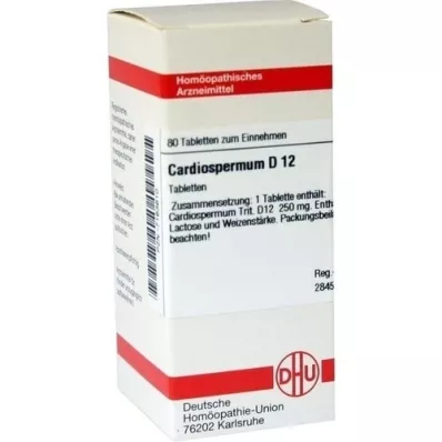 CARDIOSPERMUM D 12 tablets, 80 pc