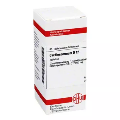 CARDIOSPERMUM D 12 tablets, 80 pc