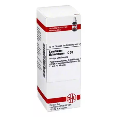 CAUSTICUM HAHNEMANNI C 30 dilution, 20 ml