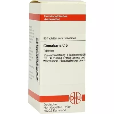 CINNABARIS C 6 tablets, 80 pc