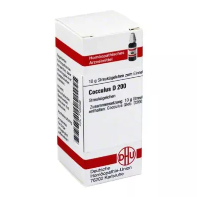 COCCULUS D 200 globules, 10 g COCCULUS D 200 globules, 10 g