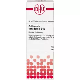 COLLINSONIA CANADENSIS D 12 Dilution, 20 ml