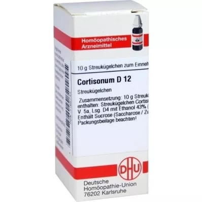 CORTISONUM D 12 globules, 10 g