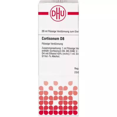 CORTISONUM D 8 dilution, 20 ml