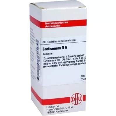 CORTISONUM D 6 tablets, 80 pc