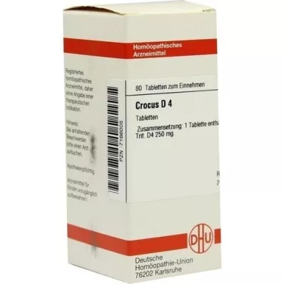 CROCUS D 4 tablets, 80 pc