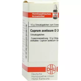 DHU Cuprum aceticum D 3 globules, 10 g
