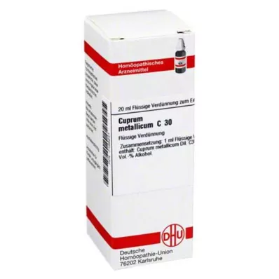 CUPRUM METALLICUM C 30 dilution, 20 ml CUPRUM METALLICUM C 30 dilution, 20 ml