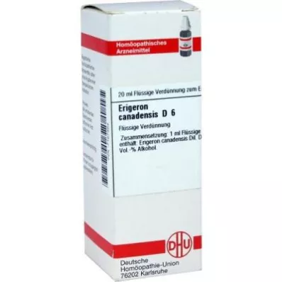 ERIGERON CANADENSIS D 6 Dilution, 20 ml ERIGERON CANADENSIS D 6 Dilution, 20 ml