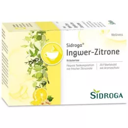 SIDROGA Wellness Ginger Lemon Tea Filter Bag, 20X2.0 g