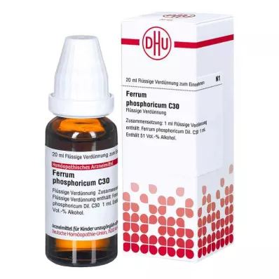 FERRUM PHOSPHORICUM C 30 dilution, 20 ml