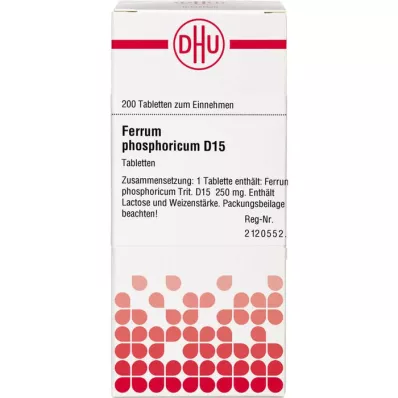 FERRUM PHOSPHORICUM D 15 tablets, 200 pc