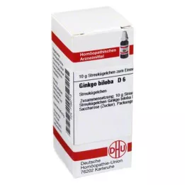 DHU Ginkgo biloba D 6 globules, 10 g