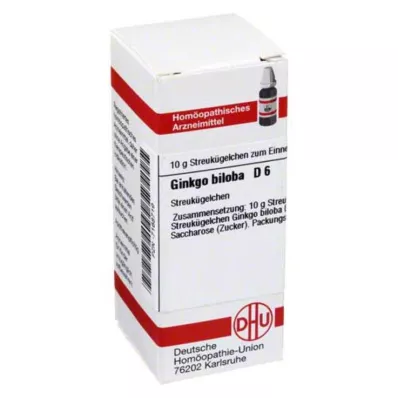 DHU Ginkgo biloba D 6 globules, 10 g