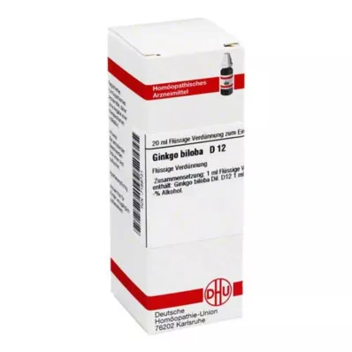 GINKGO BILOBA D 12 Dilution, 20 ml
