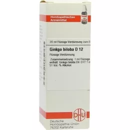 GINKGO BILOBA D 12 Dilution, 20 ml