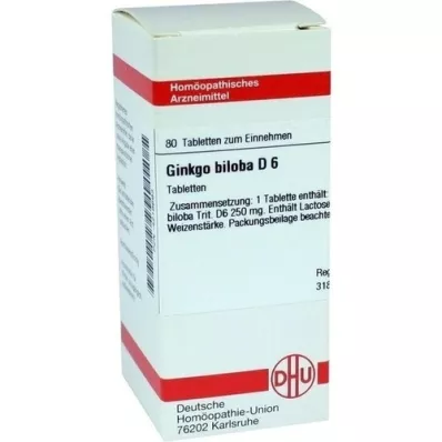 GINKGO BILOBA D 12 tablets, 80 pc
