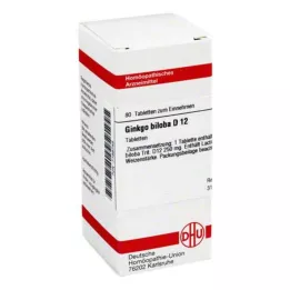 DHU Ginkgo biloba D 12 tablets, 80 pcs