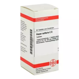 Hepar Sulfuris C6 tablets (80 pieces)
