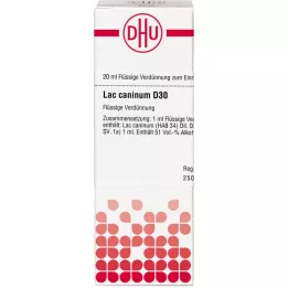 LAC CANINUM D 30 Dilution, 20 ml