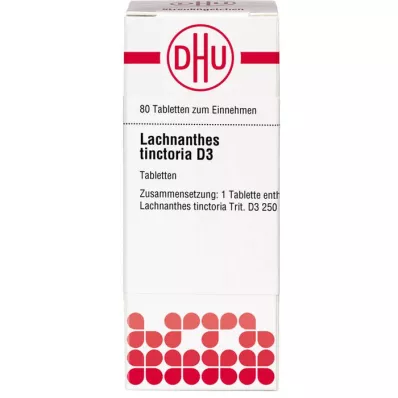 LACHNANTHES tinctoria D 3 tablets, 80 pc