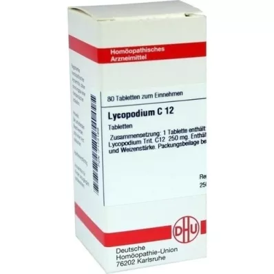 LYCOPODIUM C 12 tablets, 80 pc