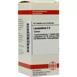 LYCOPODIUM C 6 tablets, 80 pc