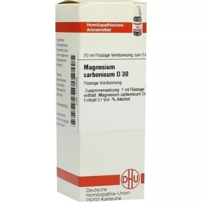 MAGNESIUM CARBONICUM D 30 Dilution, 20 ml