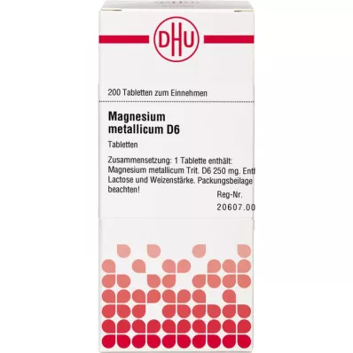 MAGNESIUM METALLICUM D 6 tablets, 200 pc