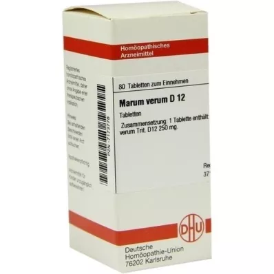 MARUM VERUM D 12 tablets, 80 pc