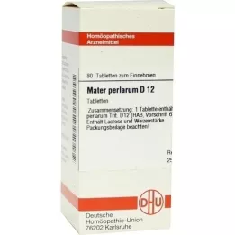 MATER PERLARUM D 12 tablets, 80 pc