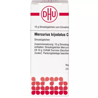 MERCURIUS BIJODATUS C 6 globules, 10 g